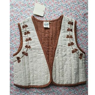 専用 タグつき新品 APOLINA BO GILET ベビーサイズ Nuts