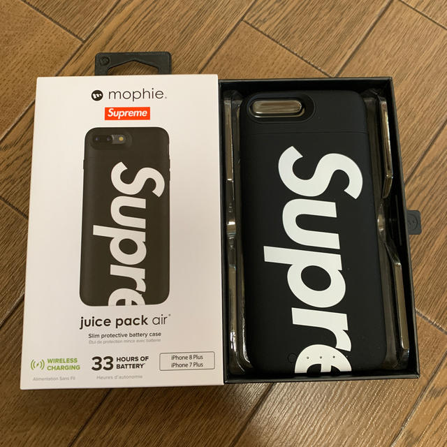 supreme iPhoneケース+モバイルバッテリーsupreme携帯ケース