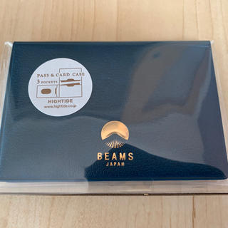 ビームス(BEAMS)のBEAMS パス＆カードケース NAVY(名刺入れ/定期入れ)