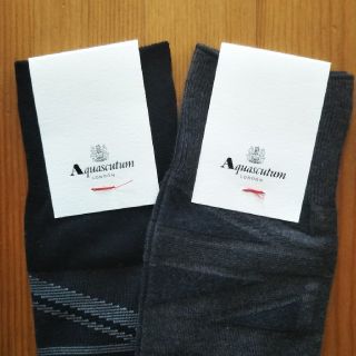 アクアスキュータム(AQUA SCUTUM)のAquascutum　メンズ靴下【2足セット】(ソックス)