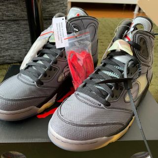 ナイキ(NIKE)の【ユウキリスさん専用】off-white AJ5 27cm(スニーカー)