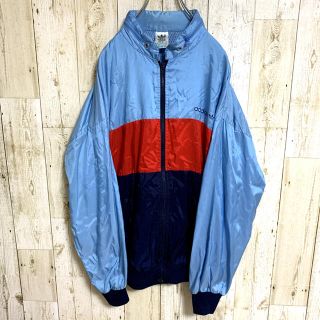 90s USReebok ナイロンジャケット トリコロールサッカー【315】