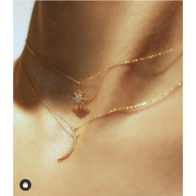 Enasoluna(エナソルーナ)のエナソルーナI'm yours necklace“Sol”キラキラ太陽ネックレス レディースのアクセサリー(ネックレス)の商品写真