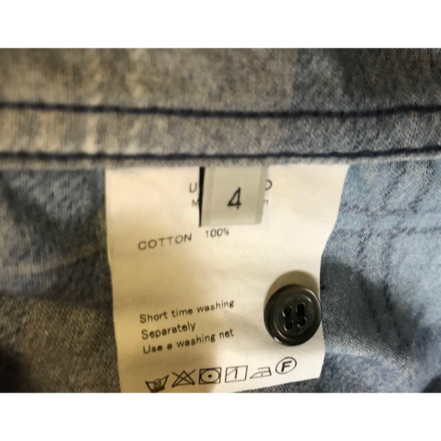 UNUSED(アンユーズド)のkawa様専用 UNUSED 19AW ダメージチェックシャツ  メンズのトップス(シャツ)の商品写真