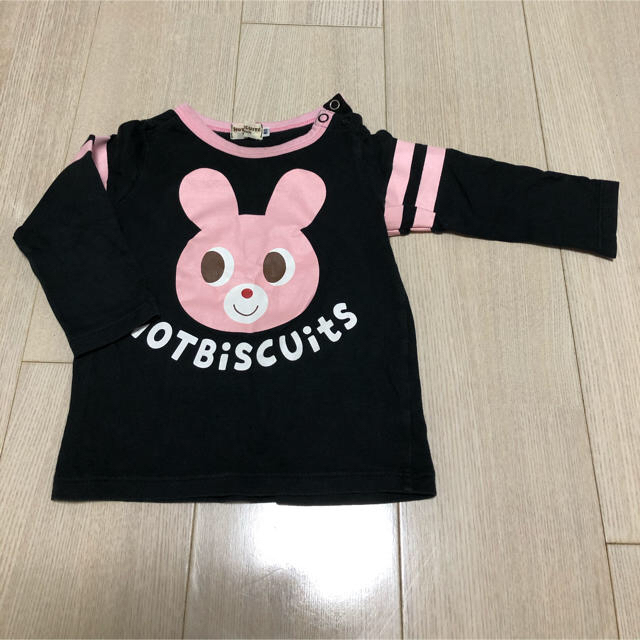 HOT BISCUITS(ホットビスケッツ)の専用★ミキハウス　ホットビスケット　ロンT 80 キッズ/ベビー/マタニティのベビー服(~85cm)(シャツ/カットソー)の商品写真