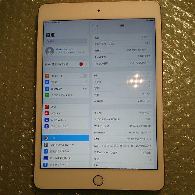 ipad mini5 256gb gold cellular