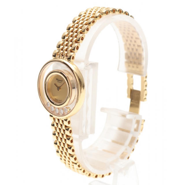 Chopard(ショパール)の【超美品】ショパール chopard 腕時計 ハッピーダイヤモンド　5Pダイヤ レディースのファッション小物(腕時計)の商品写真