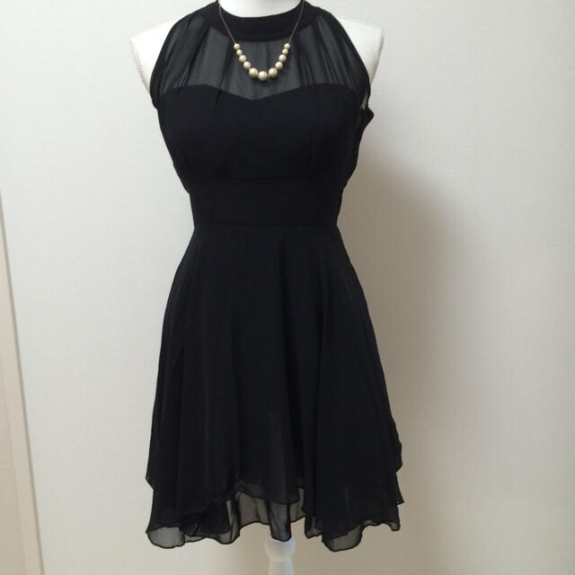 専用♡ブラックパーティードレス レディースのフォーマル/ドレス(ミディアムドレス)の商品写真
