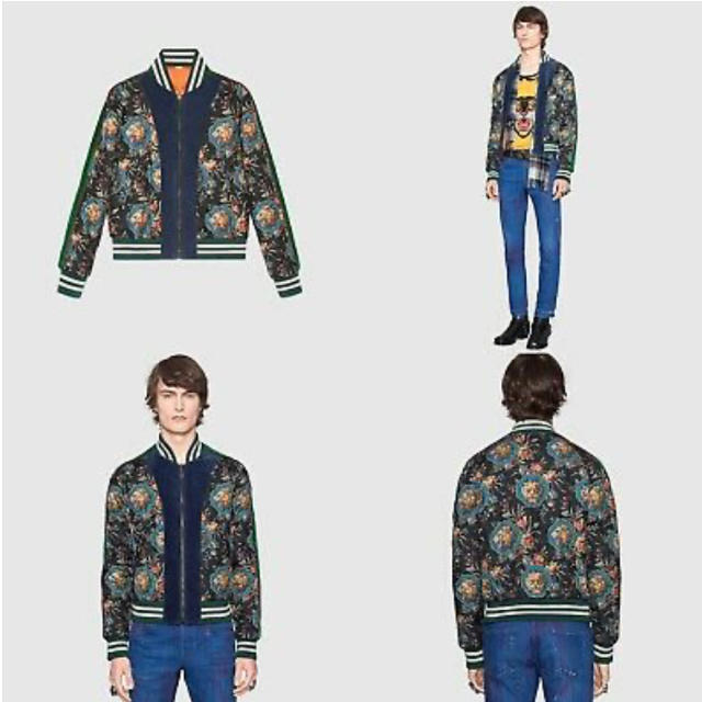 Gucci(グッチ)のgucci Grotesque Lion Gaden Bomber Jacket メンズのジャケット/アウター(ブルゾン)の商品写真