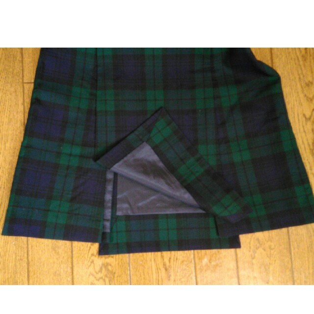 Yorkland(ヨークランド)の値下げ☆ Yorkland プリーツ風 タータンチェック スカート レディースのスカート(ひざ丈スカート)の商品写真