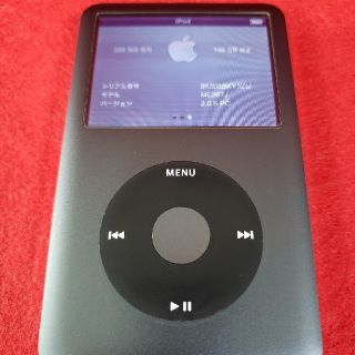 アップル(Apple)のiPod classic 160GB ブラック MC297J 本体のみ(ポータブルプレーヤー)