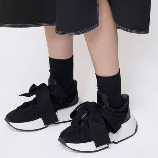 美品　MM6 Maison Margiela リボンスニーカーズ