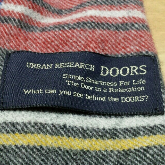URBAN RESEARCH(アーバンリサーチ)のDOORS 大判ストール レディースのファッション小物(ストール/パシュミナ)の商品写真
