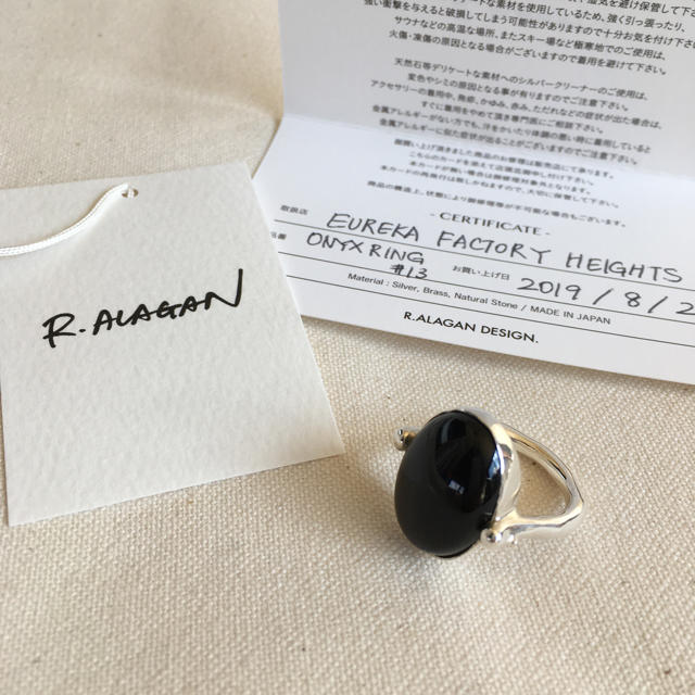 R ARAGAN ララガン　NEW ONYX RING 専用出品