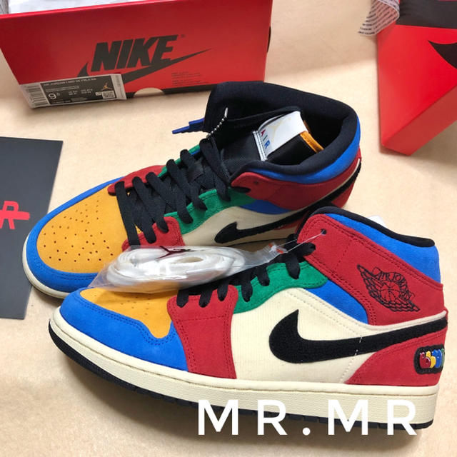 NIKE(ナイキ)の27.5cm NIKE AIR JORDAN 1 MID SE fearless メンズの靴/シューズ(スニーカー)の商品写真