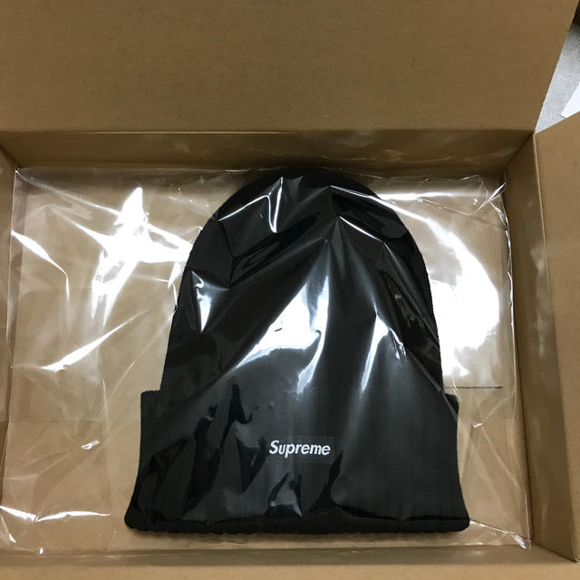 Supreme 19ss Overdyed Beanie ブラック