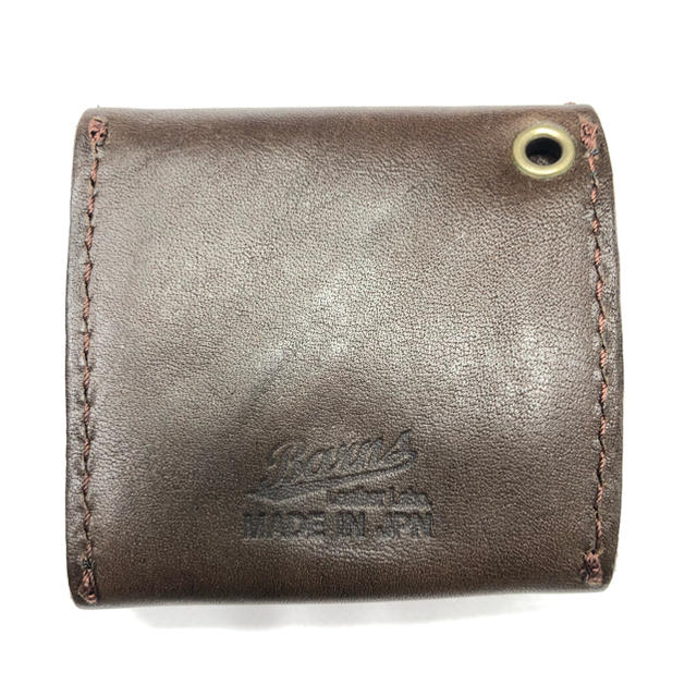 新品好評 BARNS栃木レザー折財布 日本製 チョコの通販 by B.G's shop