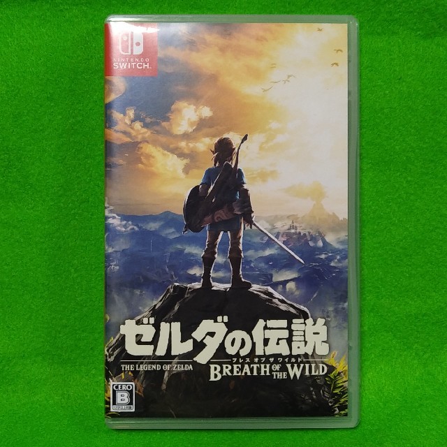 Nintendo Switch(ニンテンドースイッチ)のゼルダの伝説　ブレスオブザワイルド エンタメ/ホビーのゲームソフト/ゲーム機本体(家庭用ゲームソフト)の商品写真