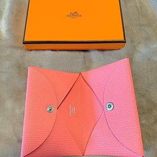 エルメス(Hermes)のエルメス カルヴィ 新品 新色 名刺入れ カードケース(名刺入れ/定期入れ)