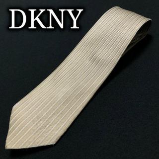 ダナキャランニューヨーク(DKNY)のDKNYダナキャラン ストライプ ベージュ ネクタイ A103-A11(ネクタイ)