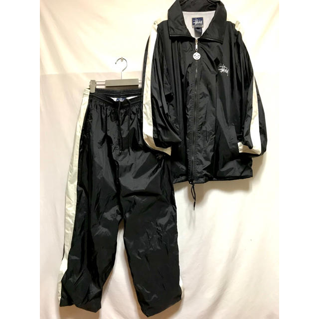 90s old STUSSY sport ナイロントラックジャケット