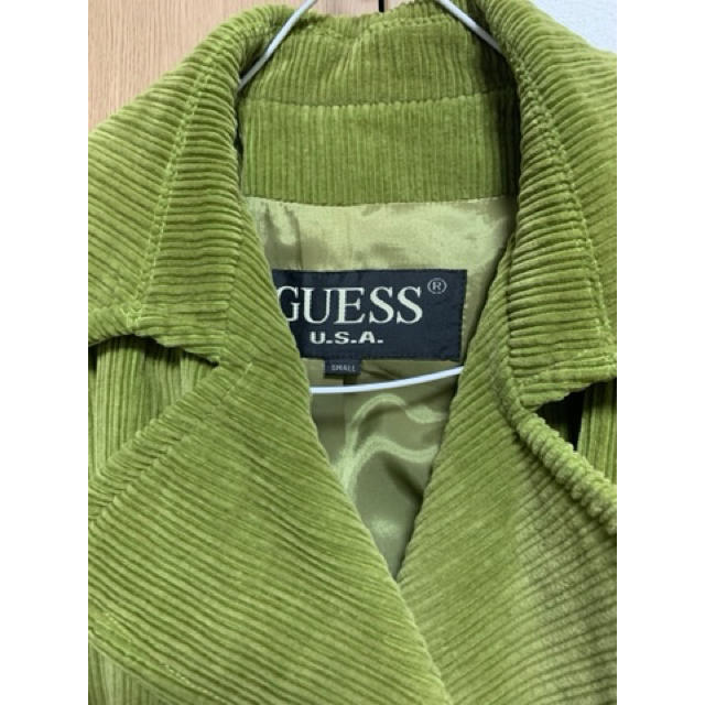 GUESS(ゲス)のGUESS. Sサイズ　モスグリーン色 レディースのジャケット/アウター(ロングコート)の商品写真