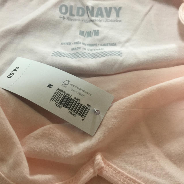 Old Navy(オールドネイビー)のキャミソール M 薄ピンク レディースのトップス(キャミソール)の商品写真