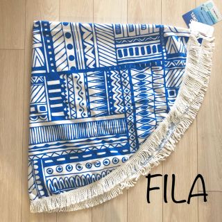 フィラ(FILA)の新品 FILA ラウンドタオル ビーチマット サークルタオル レジャーシート(タオル/バス用品)