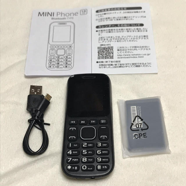 MINI phone 1.8inch  スマホ/家電/カメラのスマホ/家電/カメラ その他(その他)の商品写真