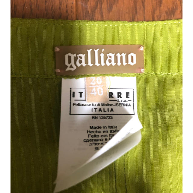 GALLIANO(ガリアーノ)のjohn galliano ジョンガリアーノ シャツ  ブラウス レディースのトップス(Tシャツ(半袖/袖なし))の商品写真