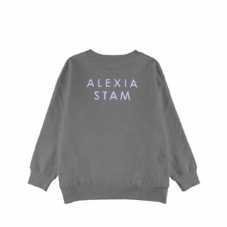 アリシアスタン(ALEXIA STAM)の☆新品☆ ALEXIA STAM 2020SS バックロゴスウェット(トレーナー/スウェット)