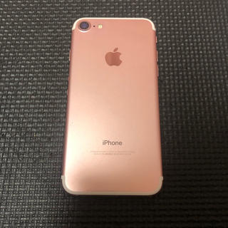 アップル(Apple)のiPhone7 ローズゴールド 本体 32G au (スマートフォン本体)