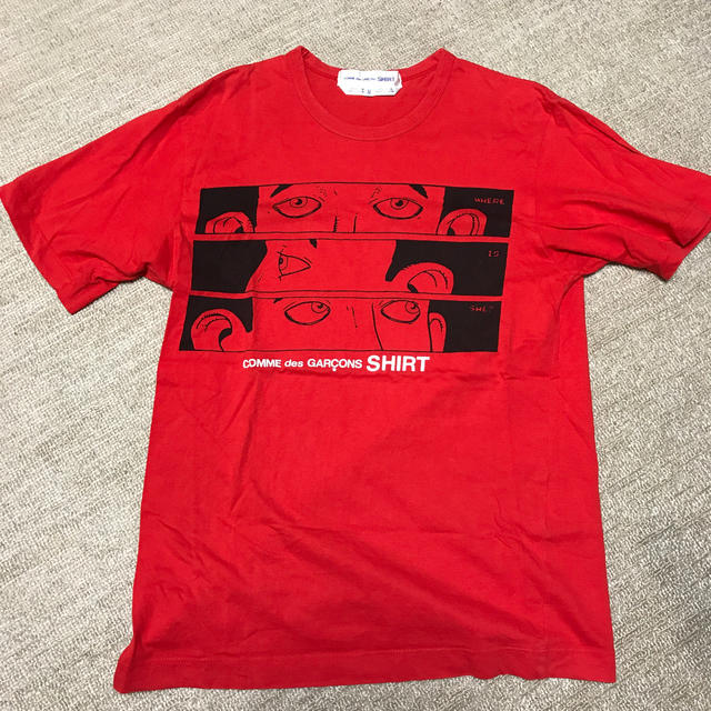 COMME des GARCONS(コムデギャルソン)のコムデギャルソン シャツ　tシャツ　M メンズのトップス(Tシャツ/カットソー(半袖/袖なし))の商品写真