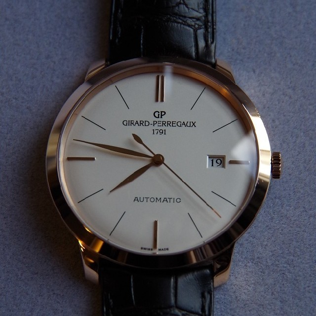 GIRARD-PERREGAUX(ジラールペルゴ)の【えこはん様専用】ジラールペルゴ 1966 40mm ピンクゴールド メンズの時計(腕時計(アナログ))の商品写真