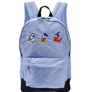 Christopher Raeburn X Disney Mickey Mouse Denim Backpack in Blue