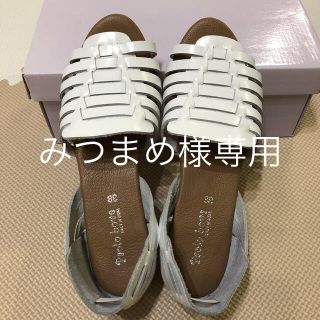 ユナイテッドアローズグリーンレーベルリラクシング(UNITED ARROWS green label relaxing)のみつまめ様専用　PAOLO BOVE フラットサンダル(サンダル)