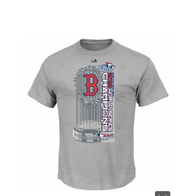 新品 MLB RED SOX　レッドソックス WS2013 優勝記念Tシャツ X