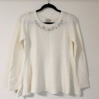 トッコ(tocco)の新品♡tocco ビジュー付きニット♡(ニット/セーター)