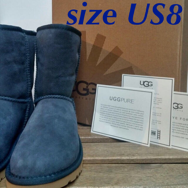 UGG クラシックショート US8 紺 alquranzaenuddin.ponpes.id