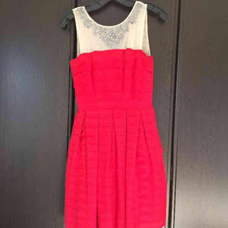 ビーシービージーマックスアズリア(BCBGMAXAZRIA)の値下げ SALE BCBG 赤ドレス(ミニワンピース)