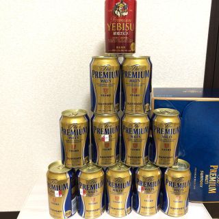 サントリー(サントリー)のサントリー　プレミアムモルツ350ml×11本＋琥珀エビス350ml×1本 (ビール)