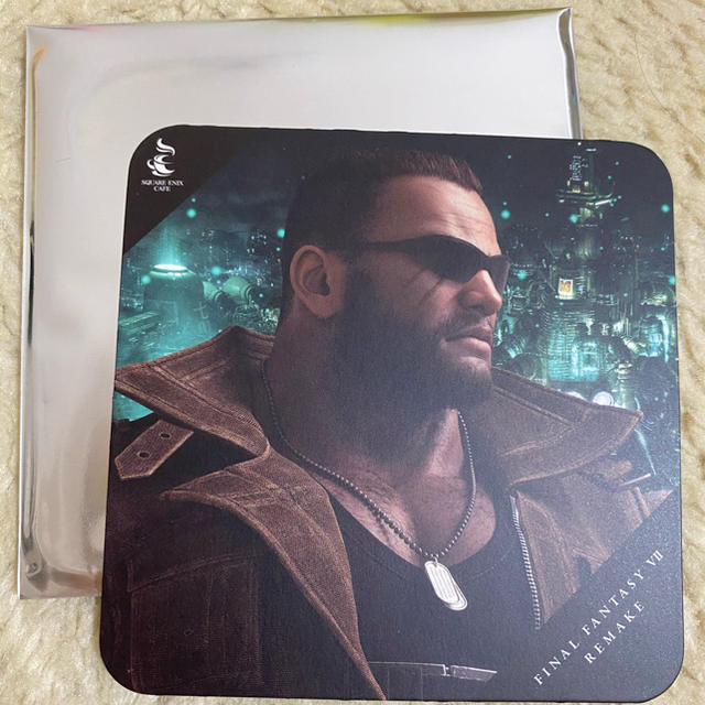 SQUARE ENIX(スクウェアエニックス)のFF7 コースター　バレット エンタメ/ホビーのフィギュア(ゲームキャラクター)の商品写真