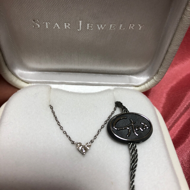 STAR JEWELRY(スタージュエリー)のミステリアスハート　ダイヤ　pt950 0.1ct   スタージュエリー レディースのアクセサリー(ネックレス)の商品写真