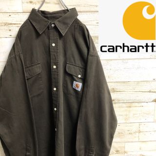 カーハート(carhartt)の＊カーハート＊長袖シャツ＊ワークシャツ＊Mサイズ＊(シャツ)