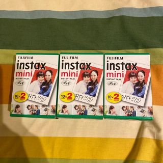 フジフイルム(富士フイルム)の富士フィルム　チェキフィルム　instax mini (フィルムカメラ)