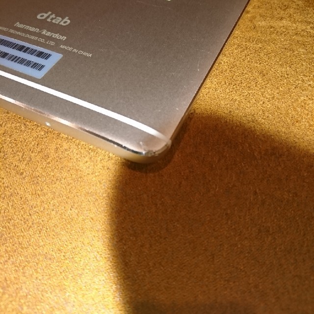 NTTdocomo(エヌティティドコモ)のカリメロ様専用　d-tab　d-01J タブレット　SIMロック解除手続き済 スマホ/家電/カメラのPC/タブレット(タブレット)の商品写真