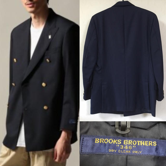 Brooks Brothers - BROOKS BROTHERS ブルックスブラザーズ ダブルジャケット 金ボタンの通販 by ttt