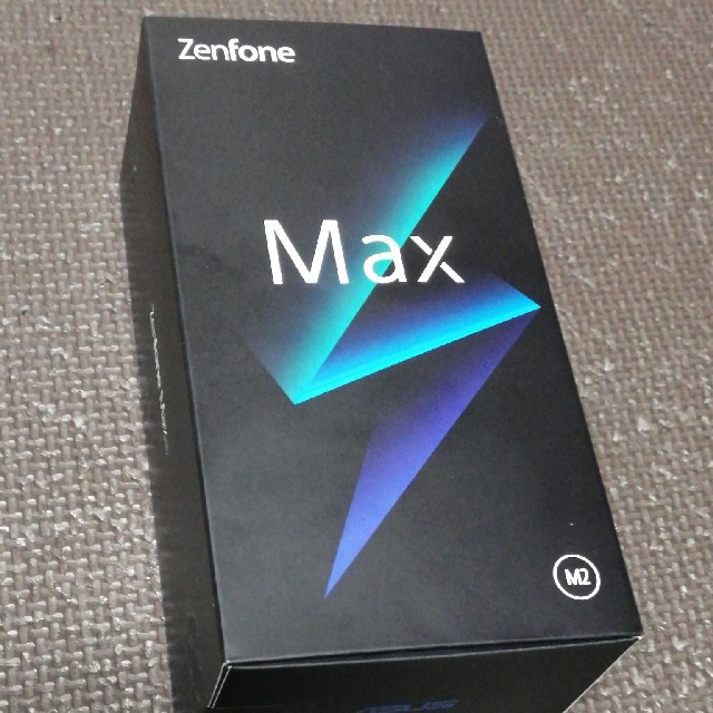 新品 未開封 zenfone max m2 ブルー