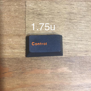 キーキャップ Control キー こげ茶色 オレンジ文字 1.75u(PC周辺機器)