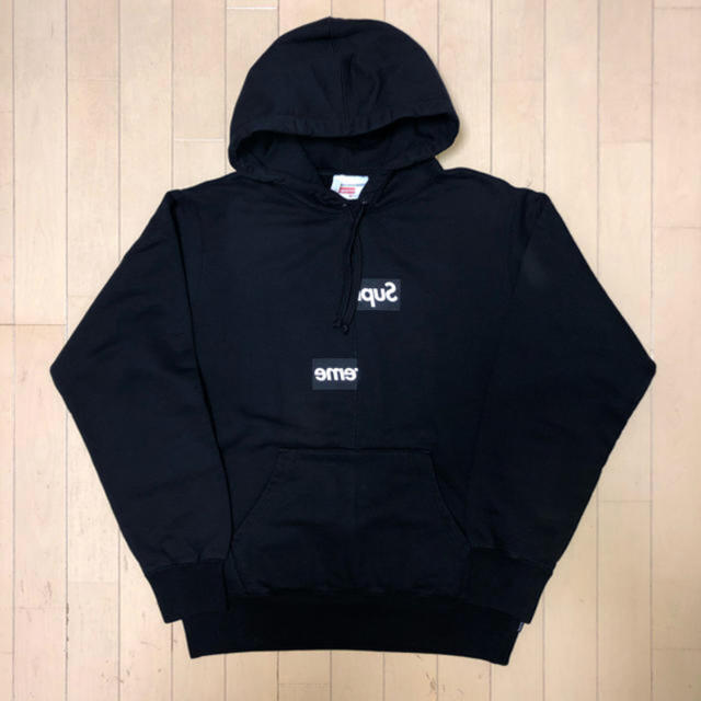 超美品 des Comme Supreme - Supreme garcons パーカー logo box